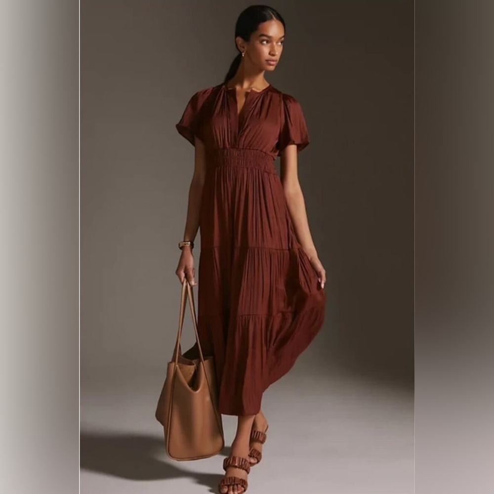 Anthropologie Somerset Maxi - Brown - Tag Attached